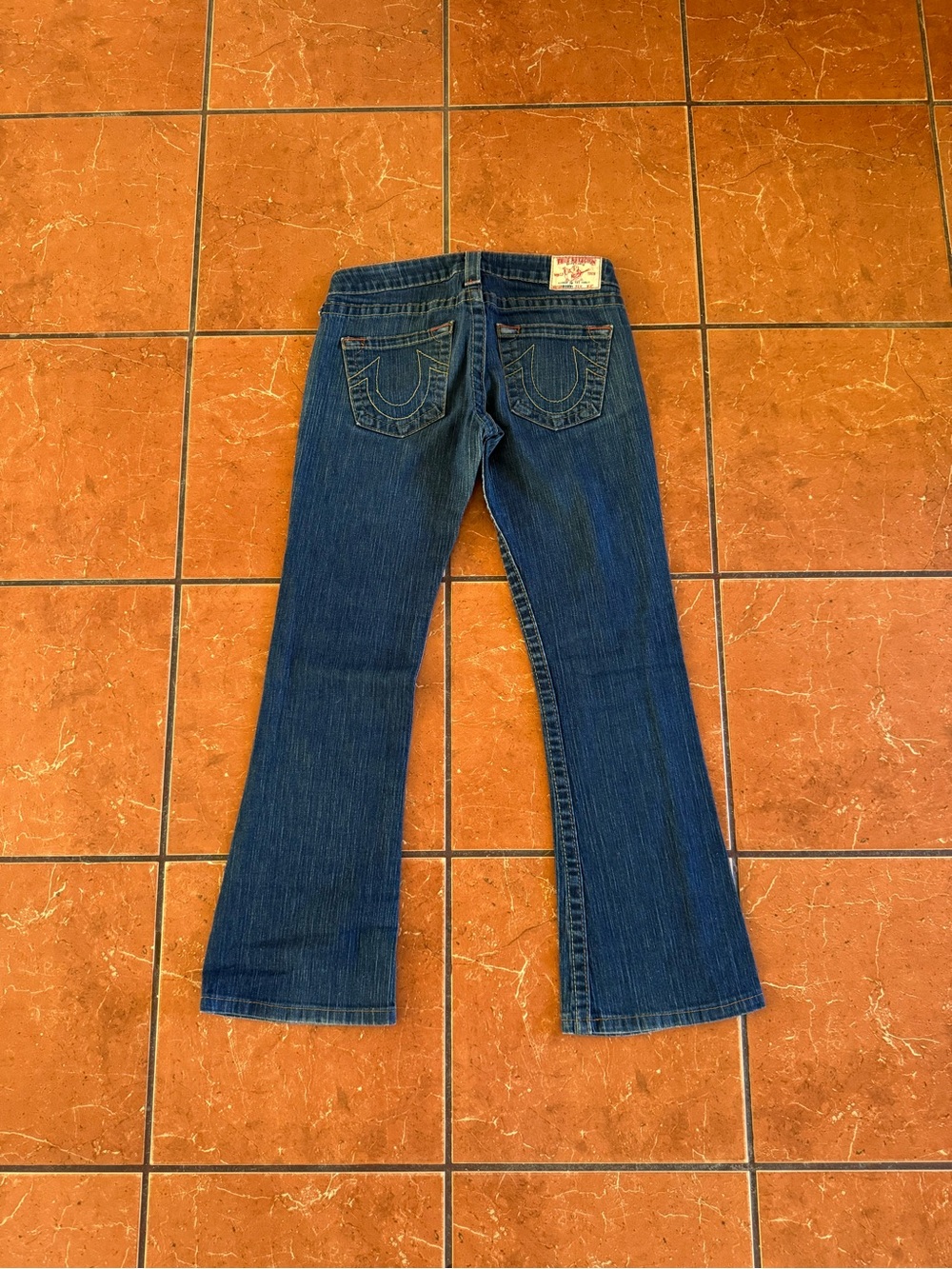 True Religion Bobby Row Women’s Jeans Size 28 Dark Wash Bootcut